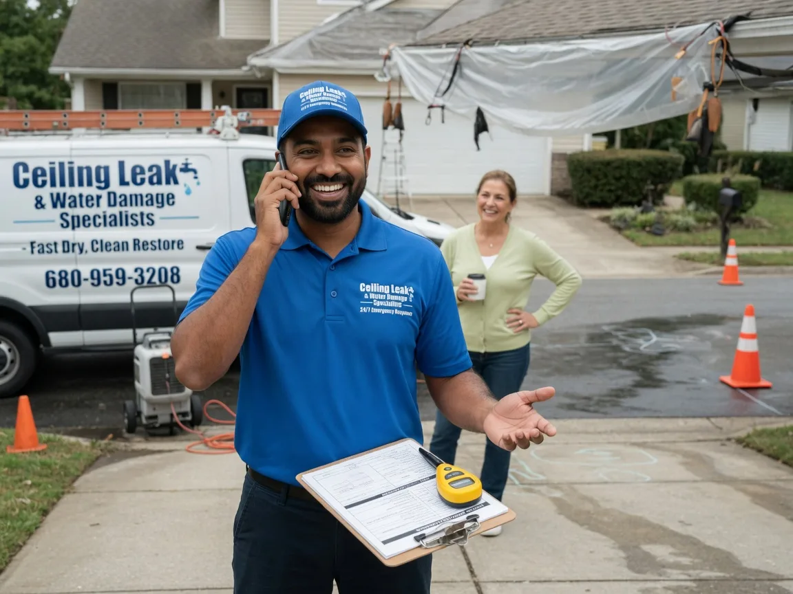 Ceiling Leak Cleanup Marbury, MD FAQs